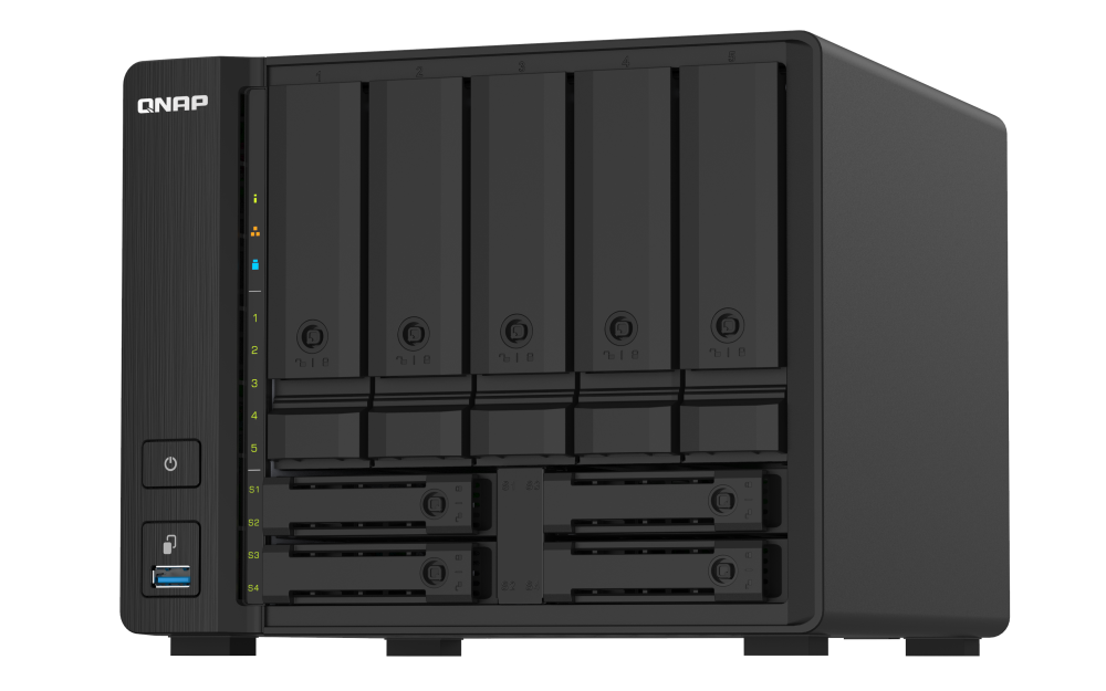QNAP TS-932PX 5 +4BAY 64BIT NAS W/HWPERP ENCRYPT 4CORE 1.7GHZ 4GB RAM 4X4GB SSD DISCOS INSTALADOS