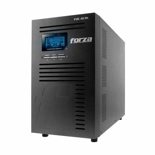 FORZA UPS 3000VA/3000W DOBLE CONVERSION EN LINEA ,ONDA SENOIDAL PURA, INDICADOR LCD DE ESTADO, SOFTWARE DE GESTION 120V 8 x NEMA 5-20R &amp; 1 x NEMA L5-30R USB / SNMP / RS-232 / TORRE/RACK INCLUYE KIT DE RIELES (ESTACIONES DE TRABAJO / SERVIDORES GRANDES / EQUIPOS PARA REDES / ESTACIONES DE TRABAJO GRAFICAS / IMPRESORAS MULTIFUNCION / FOTOCOPIADORAS)