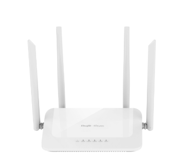 RUIJIE/REYEE ROUTER CASA MESH  inalámbrico WI-FI 5 Dual Band 4X PUERTOS GB(3X LAN Y 1X WAN) 1200MBPS RGEW1200